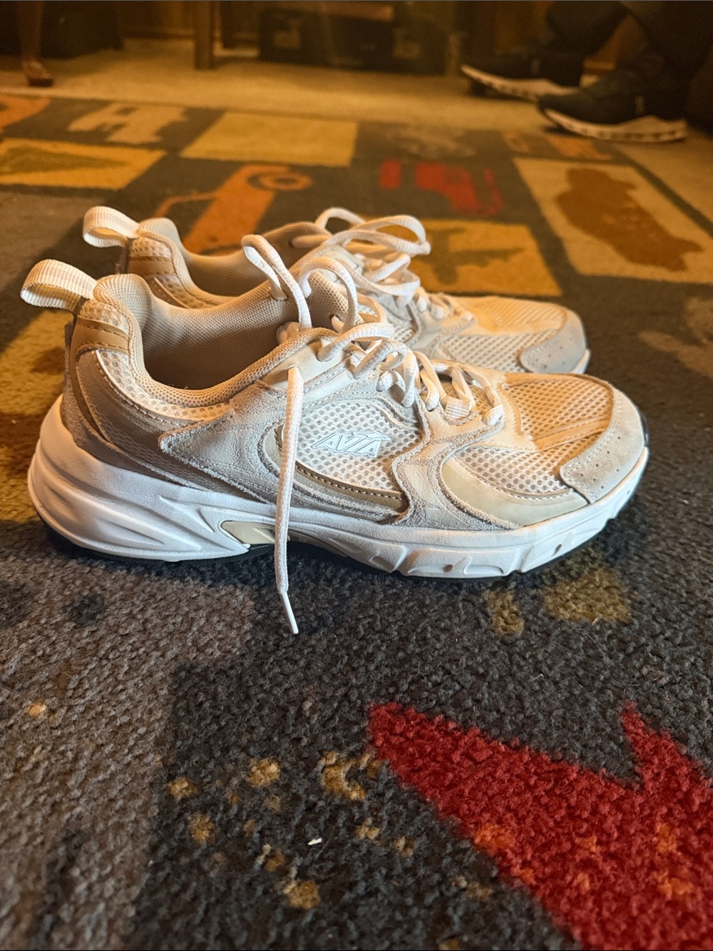 Kids White Athletic Sneakers